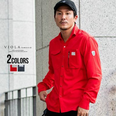 VIOLA(ヴィオラ)プリント入り長袖シャツ/全2色