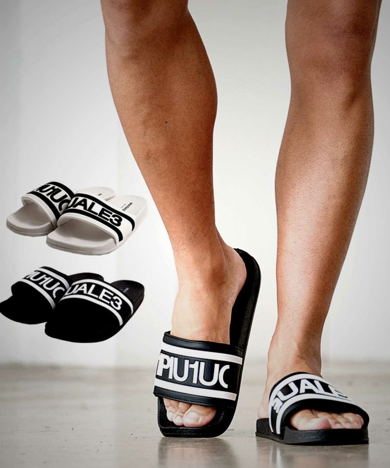 1PIU1UGUALE3 RELAX(ウノピゥウノウグァーレトレ リラックス)LINE LOGO SANDALS/全2色