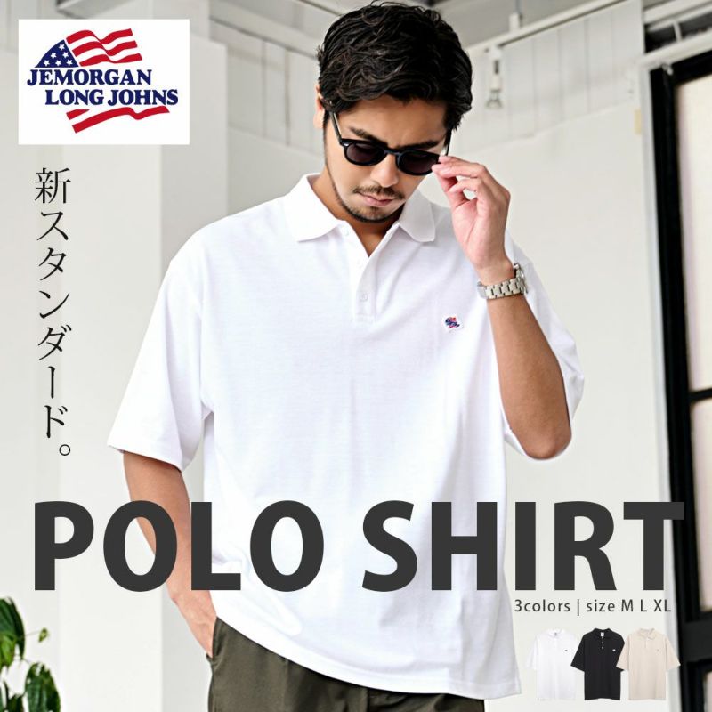 JEMORGAN LONG JOHNS(ジェーイーモーガンロングジョーンズ)T/Cカノコワッペンポロ/全3色