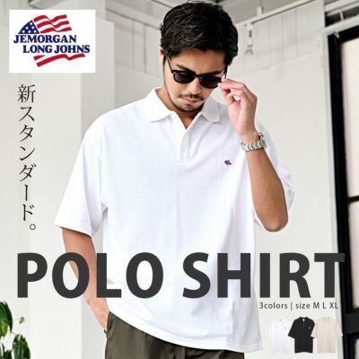 JEMORGAN LONG JOHNS(ジェーイーモーガンロングジョーンズ)T/Cカノコワッペンポロ/全3色