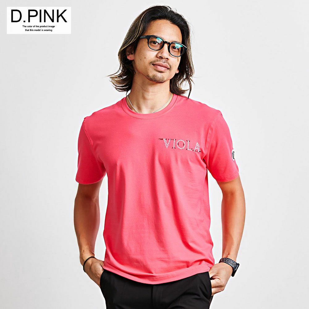 VIOLA(ヴィオラ)P.T入りクルー半袖Tシャツ/全3色