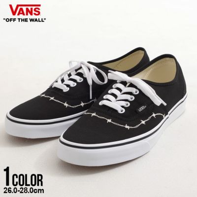  VANS(バンズ)Authentic Barbed BLACK/WHITE/全1色