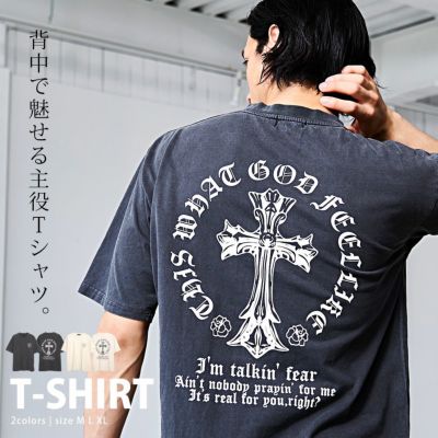  Bitter select(ビターセレクト)ピグメントクロス半袖Tシャツ/全2色