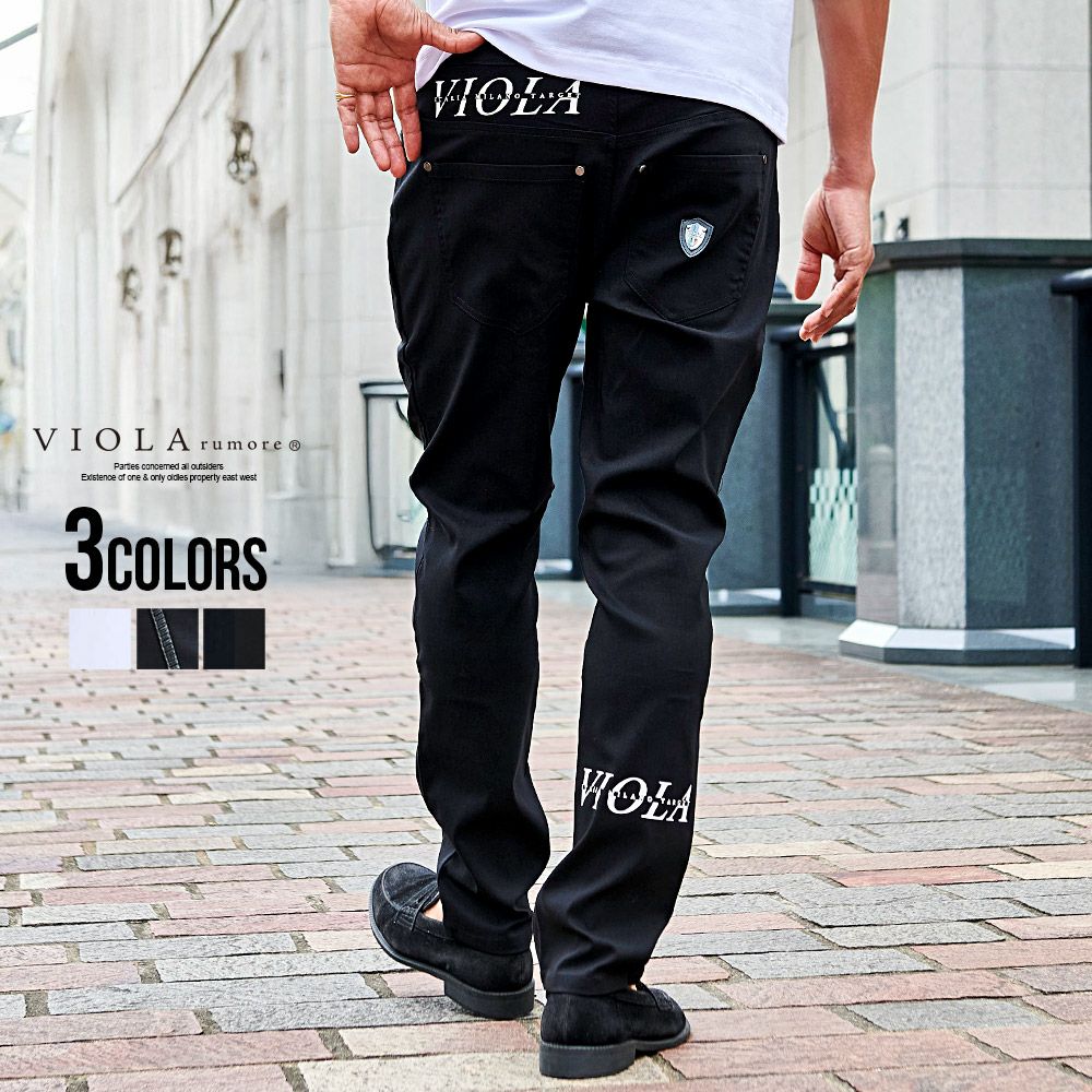 VIOLA(ヴィオラ)ストレッチ St配色5ポケパンツ/全3色