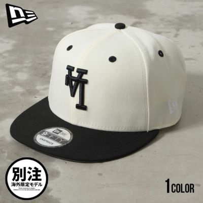 NEW ERA(ニューエラ)別注海外限定モデル 逆さロゴ 9FIFTY SNAPBACK ドジャースCAP(CHROME BLK)/全1色