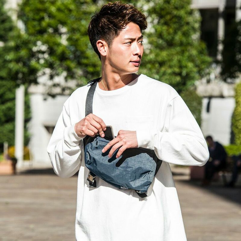 Bitter select(ビターセレクト)ウォッシュ加工ナイロンボディバック/全1色