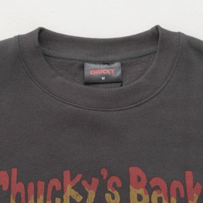 スウェット メンズ CHUCKY 裏起毛ピグメント風ヴィンテージ加工