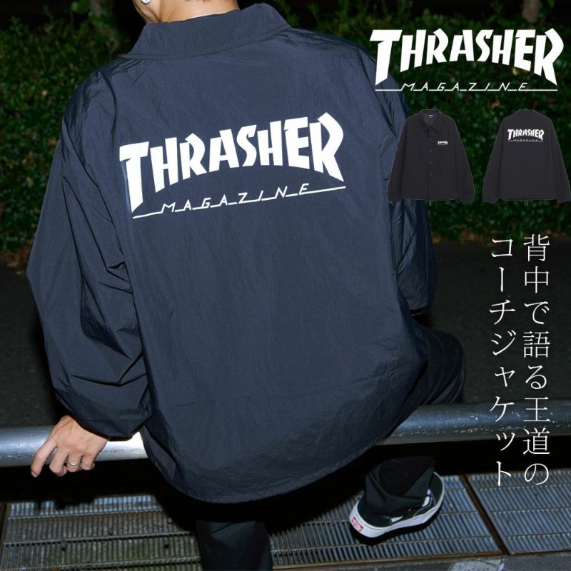 THRASHER(スラッシャー)コーチジャケット/全1色