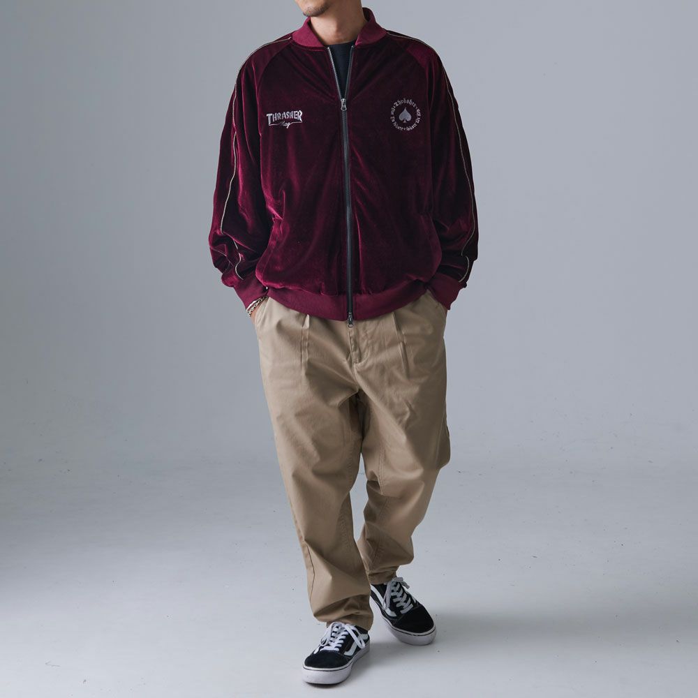 THRASHER(スラッシャー)ベロアスカジャン/全2色