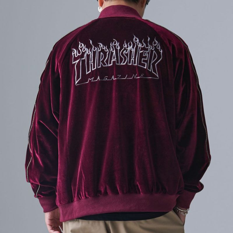 THRASHER(スラッシャー)ベロアスカジャン/全2色