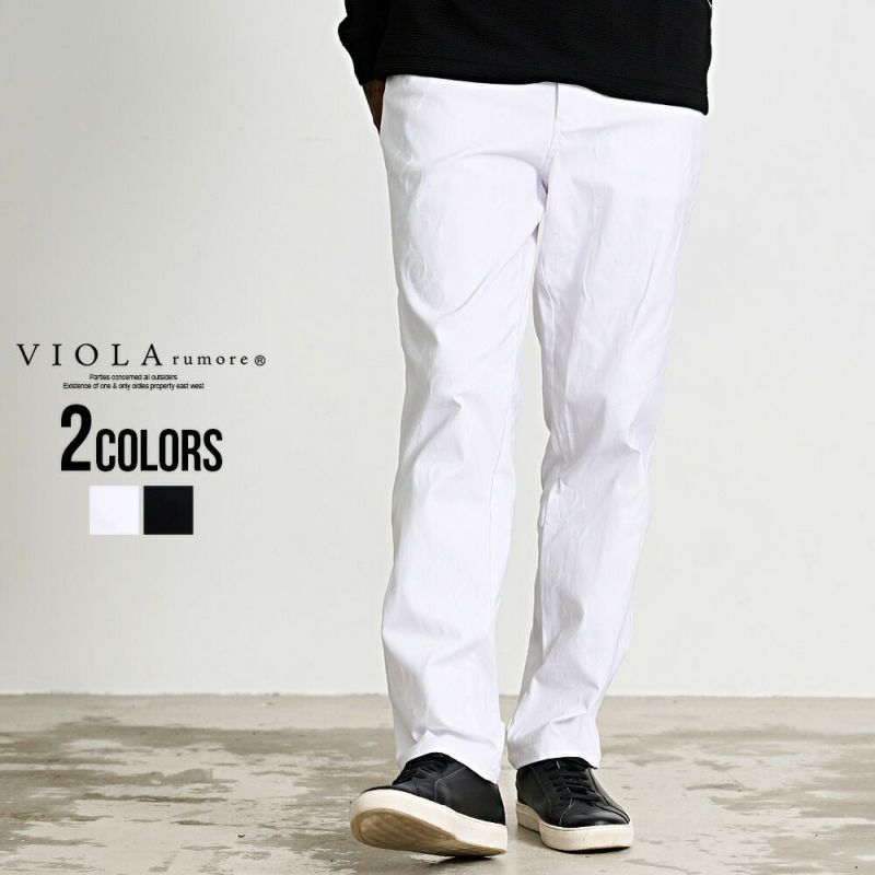 VIOLA 総柄ストレッチジャガードポケットパンツ/全2色