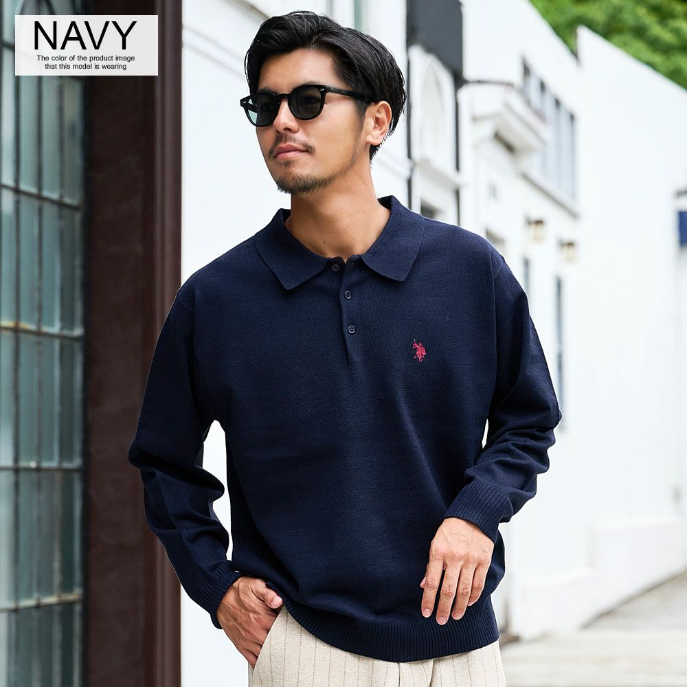 即完 Apartment three 25aw ニットポロ ネイビー 短丈 美品 楽天市場