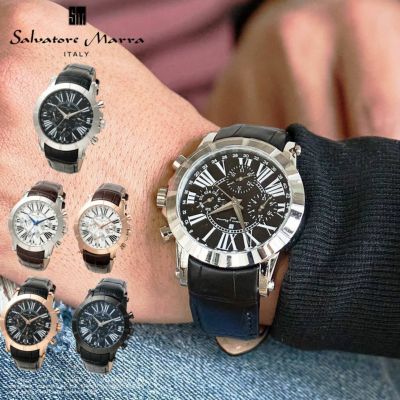 時計 メンズ Salvatore Marra(サルバトーレマーラ)3針メタル