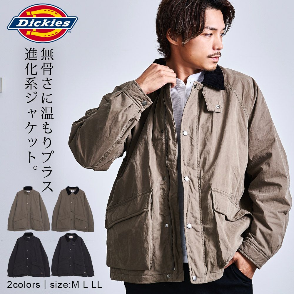 【送料無料】Dickies(ディッキーズ)CNピーチ薄中綿ワークジャケット/全2色