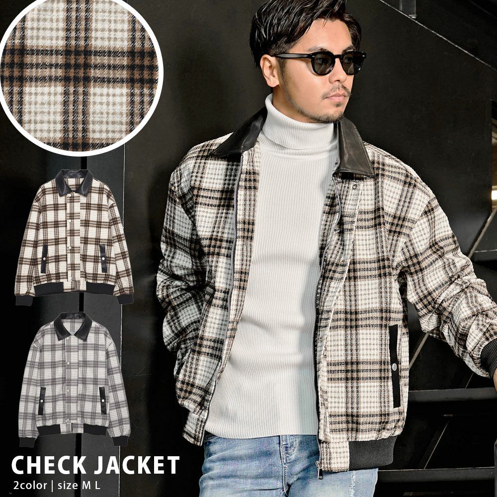 CavariA(キャバリア)チェックジャケット/全2色