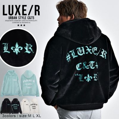 RUMSODA(ラムソーダ)ダブルフェイスベア刺繍ZIPパーカー/全3色