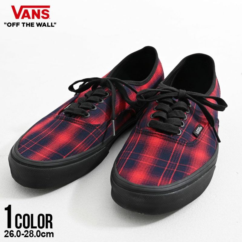 VANS(バンズ)Authentic Thrift Store RED/BLUE/全1色