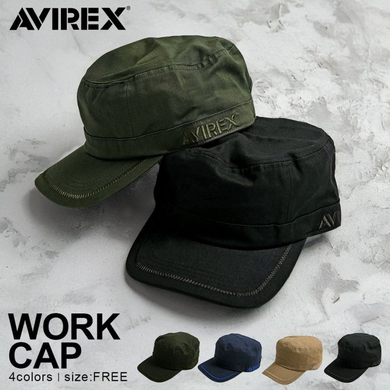 AVIREX(アヴィレックス)スタンダードワークキャップ/全4色